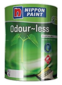 Sơn Nước Nội Thất NIPPON Odour-Less All in 1 - Bóng- 5L