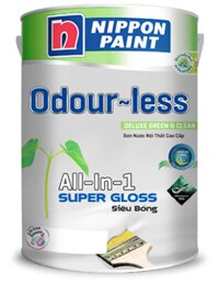 Sơn Nước Nội Thất NIPPON Odour-Less  Siêu Bóng 5L