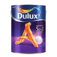 Sơn nước nội thất siêu cao cấp AMBIANCE 5 IN 1 PEARL GLOW Bóng mờ - 66A Màu Pha Dulux: 5L