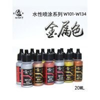 Sơn nước Star Shadow màu kim loại, mô hình lắp ráp, màu vẽ GK, sơn phun kim loại W101-W134