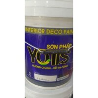 Sơn nước trong nhà Pháp Yotis Interior nhiều màu sắc - 4 Lít