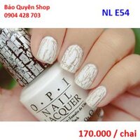 Sơn nứt OPI – NL E54 – White Shatter