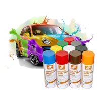 Sơn Ô tô Xe Máy Cao Cấp - Sơn Xịt Tay Trực Tiếp - Siêu Bóng, Mịn, Bám Dính Tốt - HAOSHUN Paint - MILOZA - đen bóng