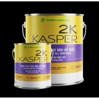 Sơn Phủ Bóng 2K Moị Vật Liệu KASPER (1.25kg)