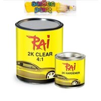 Sơn phủ bóng 2K trên bề mặt gỗ kim loại, bê tông, xe