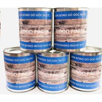 Sơn phủ bóng gỗ gốc nước Wood Finish 500G loại cứng lon thiếc