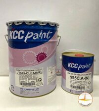 Sơn phủ bóng trong suốt chống trầy, xước cho tất cả bề mặt: gỗ, gốm sứ, nhựa, kim loại KCC UT595 clear (EP) (N)  14L_9000