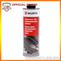Sơn Phủ Gầm Cao Su Non WURTH 1000ml - Hạn chế Tiếng Ồn, Chống Rỉ Sét, Đá Văng, Ngập Nước Gầm Xe Ô tô