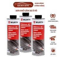 Sơn phủ gầm Wurh chống rỉ gầm xe ô tô, chống ồn công bảo vệ xe chai xịt 1000ml