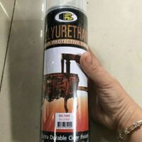 Sơn Phun, sơn xịt bóng gỗ PU Bosny 600ml [ Ảnh Thật ] [ Shop tự chụp ]