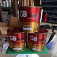 Sơn PU gỗ cao cấp - G8 paint- Sơn lót PU - Cứng PU - BÓNG PU - MỜ PU - MATIT VÀNG(501V) 945ML