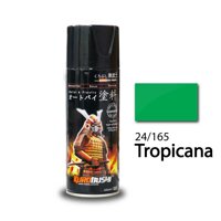 Sơn SAMURAI 24165 MÀU XANH LÁ TROPICANA chính hãng - SƠN PHUN XE MÁY KUROBUSHI SAMURAI SÀI GÒN