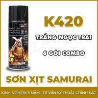 Sơn Samurai Combo Màu Trắng Ngọc Trai K420