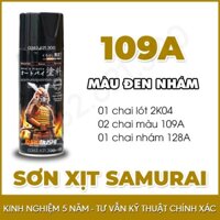 Sơn Samurai Đen Nhám - Sơn Xịt Samurai 109A Đen Mờ