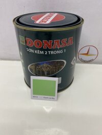 Sơn Sắt Kẽm Donasa  2 trong 1 màu DAF 9013 Xanh lá mạ Lon 800ml