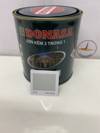 Sơn Sắt Kẽm Donasa 2 trong 1 màu DAF 3135 Xám nhạt Lon 800ml