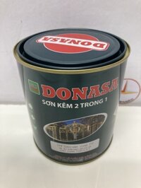 Sơn Sắt Kẽm Donasa 2 trong 1 màu DAF 6117 Nhũ vàng Lon 800ml