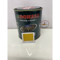 Sơn Sắt Kẽm Donasa 2 Trong 1 Màu Nhũ Vàng 6117 _ 800ml