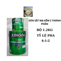 SƠN SẮT MẠ KẼM EPOXY XINGFA 2 THÀNH PHẦN MÀU XÁM XINGFA ĐẬM