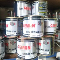 Sơn sắt mạ kẽm GEMAN màu xám - Xám đậm 1kg