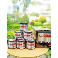 SƠN SẮT MẠ KẼM GEMAN Trắng Bóng, Xinfa 1 KG 100K
