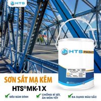 Sơn sắt mạ kẽm HTS MK-1X thùng 3 Kg - TS 013