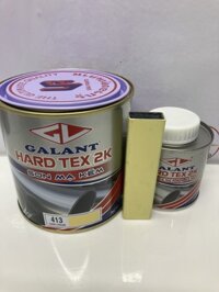 Sơn sắt mạ kẽm không cần lót Galant Hard Tex 2K Dark Cream 413 1Lbộ