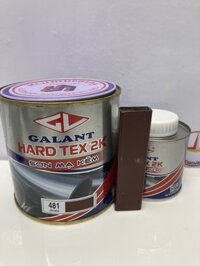 Sơn sắt mạ kẽm không cần lót Hard Tex 2K màu Nâu Brown 481 1L