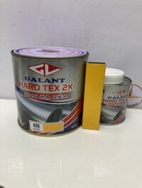 Sơn sắt mạ kẽm không cần lót Galant Hard Tex 2K Flat Yellow 409 1Lbộ