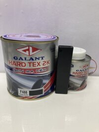 Sơn sắt mạ kẽm không cần lót Galant Hard Tex 2K Board Black F488 1Lbộ