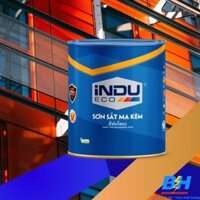 Sơn Sắt Mạ Kẽm Màu Cẩm Thạch Tươi Indu E262-2.5 Lít