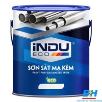 Sơn Sắt Mạ Kẽm Màu Ghi Sáng Indu E361 - 2.5 Lít