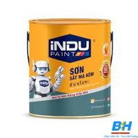 Sơn Sắt Mạ Kẽm Màu Trắng Indu Z60 - 3 Lít
