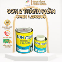 Sơn Sắt Mạ Kẽm OWEN 2 Thành phần [1.25KG/BỘ]
