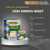 Sơn Sắt Mạ Kẽm SONZO EPOXY 2TP_Màu Xingfa nhạt_Độ bám cao