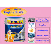 Sơn Sắt Mạ Kẽm SONZO_Hồng Phấn 1K_Nhanh Khô