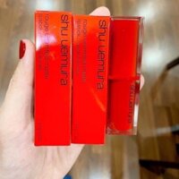 Son Shu OR 570 Glitter Vỏ Đỏ Dòng Amplified Holo – Đỏ Cam Tôn Da