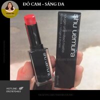 Son Shu Uemura M OR 570 Nhật Bản màu đỏ cam vỏ đen