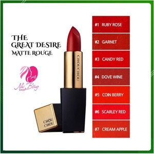 Son thỏi Chou Chou The Great Desire Matte Rouge
