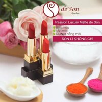 Son Thỏi Lì Handmade Passion Luxury Matte De' Son Garden Lipstick Không Chì Siêu Lì 5g   THE22