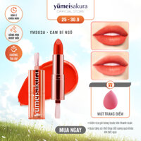 Son Thỏi Lì Mịn Chotto Matte Yumeisakura Cam Bí Ngô Pumpkin Orange Lipstick YMS03A 3.5g