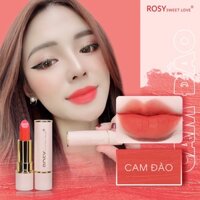 Son thỏi lì Rosy Sweet Love 2022 cao cấp[ CAM ĐÀO]
