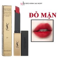 Son thỏi lì YSL 21 Rouge Paradoxe Đỏ Mận,Độ bền màu lên đến 6 giờ,Tôn da khỏi phải bàn.