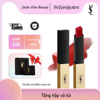 Son thỏi lì YSL Rouge Pur Couture The Slim Matte Siêu mịn lì, nhiều dưỡng chính hãng Red Bery 2.2gBao gồm hộp quà