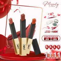 Son thỏi lì YSL Rouge Pur Couture The Slim Matte Siêu mịn lì, nhiều dưỡng chính hãng Missely Cosmetic