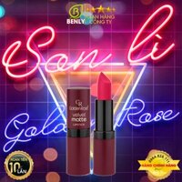 Son thỏi lỳ mịn môi tự nhiên, không thâm, không khô môi  velvet matte lipstick - Golden Rose [Hàng Athentic]