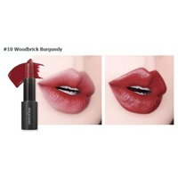 Son Thỏi Mềm Mịn Môi Phiên Bản Mới Nhất [Innisfree] Real Fit Lipstick #10 Woodbrick Burgundy (3.1g)