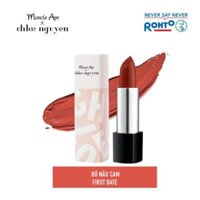 Son Thỏi Miracle Apo x Chloe Nguyễn Màu Đỏ Nâu Cam 4g