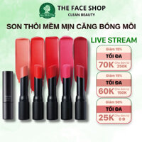 Son thỏi nhiêu màu mềm mịn căng bóng mọng môi The Face Shop fmgt Rouge Shine Vivid 4.8g