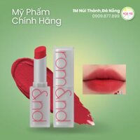 Son Thỏi Siêu Mịn Romand New Zero Matte Lipstick No.17 Red Heat